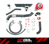 SPOOL PERFORMANCE BILLET MANIFOLD A91 SUPRA 6 PORT TOP MOUNT TURBOCHARGER KIT SP-A916P-TMTK-IFX900-NCC-NCO