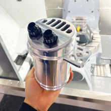 Load image into Gallery viewer, KLM Race A90 Billet Catch Can Kit w/ Fittings and Bracket