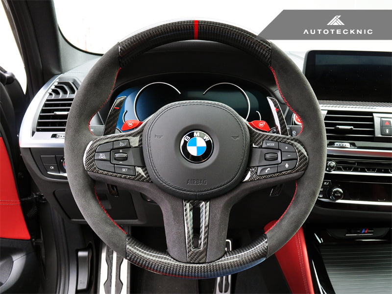 AUTOTECKNIC REPLACEMENT CARBON STEERING WHEEL - G05 X5 | G06 X6 | G07 X7 ATK-BM-0114-G05