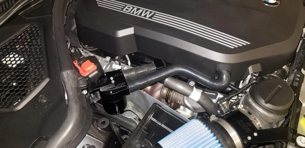 Burger Motorsports BMS Oil Catch Can for 2020-Present B58 Toyota Supra GR MK5