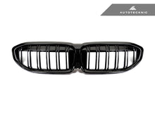 Load image into Gallery viewer, AUTOTECKNIC DUAL-SLATS GLAZING BLACK FRONT GRILLES - G20 3-SERIES  ATK-BM-0615-DS-GB