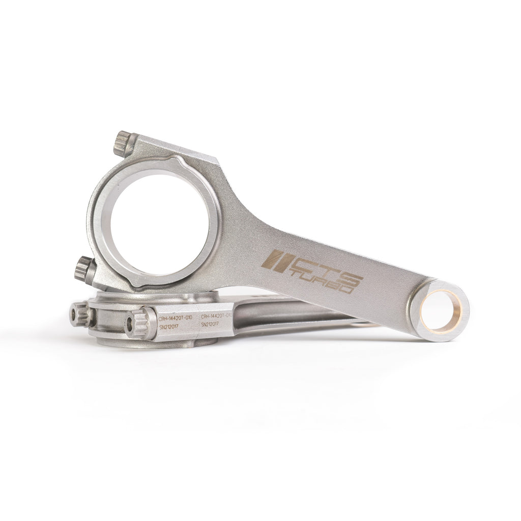 CTS TURBO CONNECTING RODS VW & AUDI 144×20 TAPERED RIFLE DRILLED | FITS MK5/B7 FSI 2.0T EA113 WITH STOCK PISTONS CTS-CRH-14420T