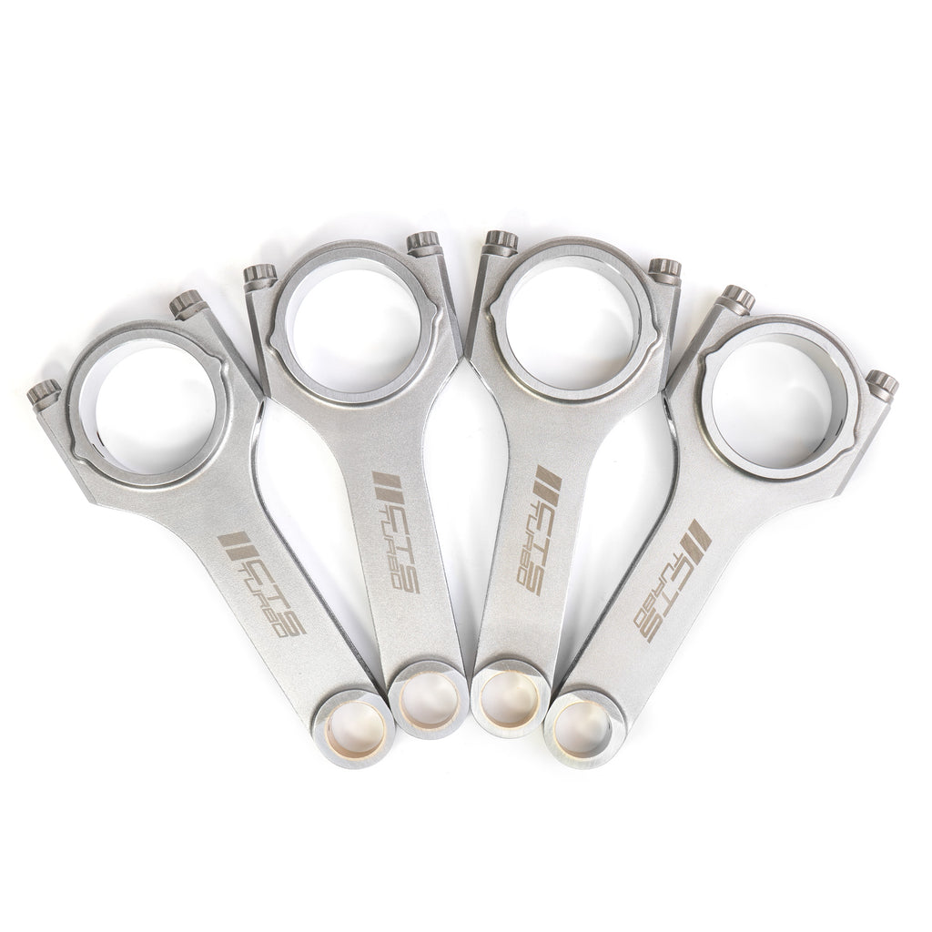 CTS TURBO CONNECTING RODS VW & AUDI 144×21 TAPERED RIFLE DRILLED | FITS MK6/B8 2.0T EA888 GEN 1 & 2 WITH STOCK PISTONS CTS-CRH-14421T