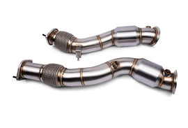 VRSF Catted Downpipes for 2019 – 2022 BMW X3M & X4M S58 F97 F98 10972011