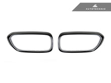 Load image into Gallery viewer, AUTOTECKNIC DRY CARBON FIBER FRONT GRILLE COVERS - G30 5-SERIES ATK-BM-0252