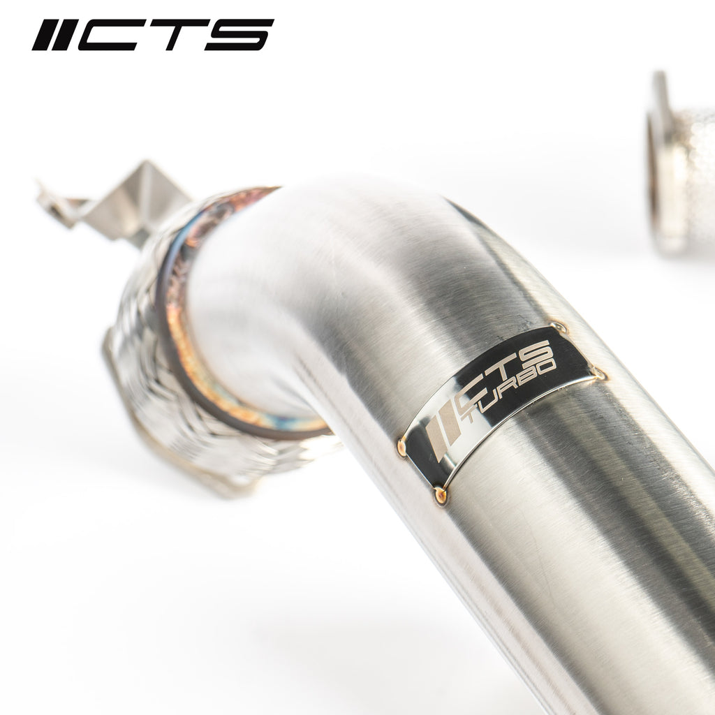 CTS TURBO C8 AUDI RS6/RS7 4.0T MID PIPES/RESONATOR DELETE  CTS-EXH-TP-0016