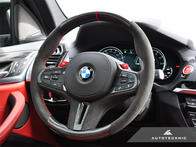 AUTOTECKNIC REPLACEMENT CARBON STEERING WHEEL - G05 X5 | G06 X6 | G07 X7 ATK-BM-0114-G05