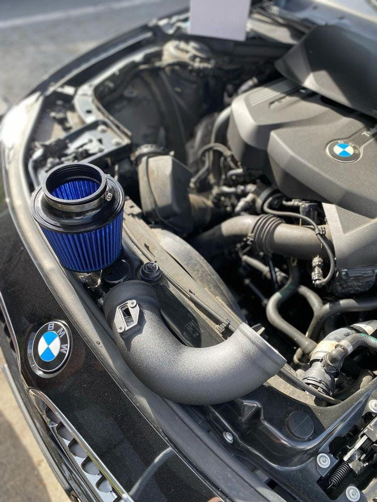MAD BMW F3x B46 B48 230 330 430 High Flow Air Intake W/ Heat Shield MAD-5061