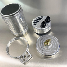 Load image into Gallery viewer, KLM Race A90 Billet Catch Can Kit w/ Fittings and Bracket
