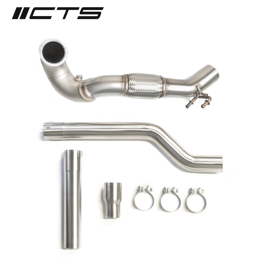 CTS TURBO MQB AWD EXHAUST DOWNPIPE (MK7/MK7.5 GOLF AWD, GOLF R, A3/S3/TT/TT-S QUATTRO) CTS-EXH-DP-0015
