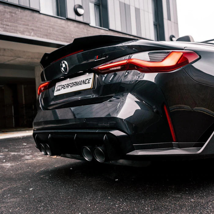 R44 Performance MHC PLUS BMW G83 M4 DUCKTAIL SPOILER IN PRE-PREG CARBON FIBRE