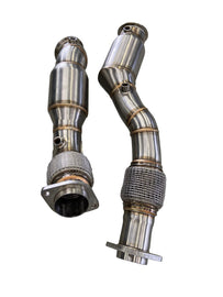 Active Autowerke BMW S58 F97/F98 X3M/X4M Downpipes w GESI CAT 11-070