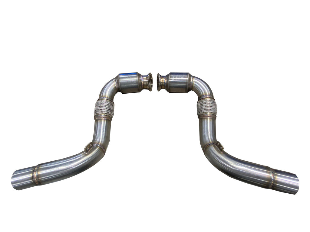Active Autowerke BMW S63 N63 CATTED DOWNPIPES | V8 BMW X5 M AND X6 M X5 X6 550I 650I 11-041