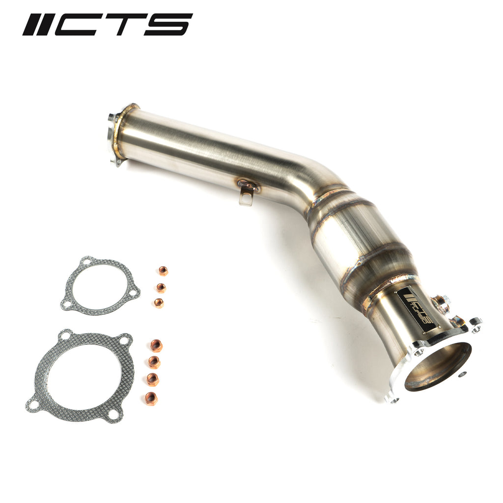 CTS TURBO B8/B8.5 AUDI A4/A5/ALLROAD/Q5 1.8T/2.0T HIGH FLOW CATALYTIC CONVERTER CTS-EXH-TP-0004-B8-CAT