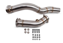 Load image into Gallery viewer, VRSF 3″ Cast Race Downpipes 15-19 BMW M3, M4 & M2 Competition S55 F80 F82 F87 10802010