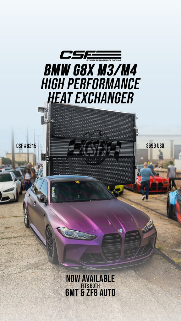 CSF High-Performance Front Mount Heat Exchanger for BMW G8X M3/M4 ( CSF #8215 )