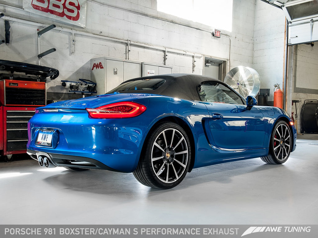 AWE PERFORMANCE EXHAUST FOR PORSCHE 981 BOXSTER S  AWE-981EXHAUST-GROUP