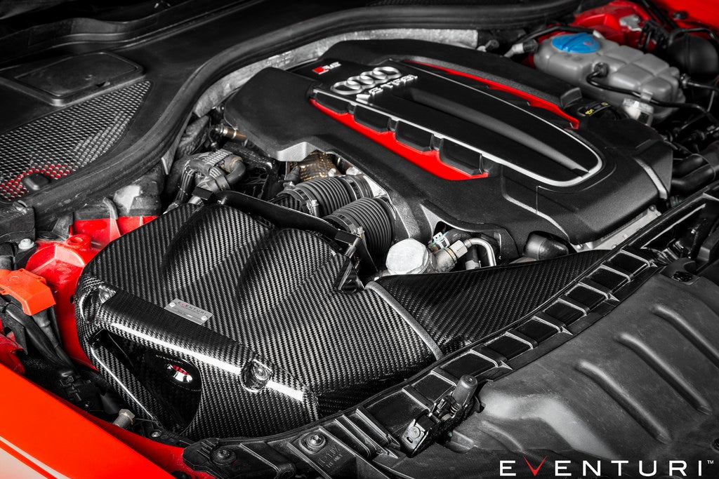 Eventuri Audi C7 RS6 / RS7 Black Carbon Intake System EVE-C7RS6-CF-INT