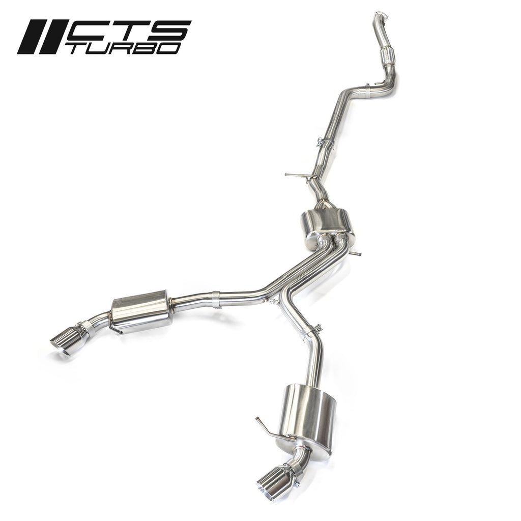 CTS TURBO B9 AUDI A4 2.0T CATBACK EXHAUST SYSTEM (2017-2019) CTS-EXH-CB-0019