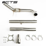 CTS TURBO MK6 GOLF R 2.0T, MK2 AUDI TT QUATTRO/TT-S 2.0T, 8P A3 QUATTRO/S3 2.0T RACE DOWNPIPE CTS-EXH-DP-0003