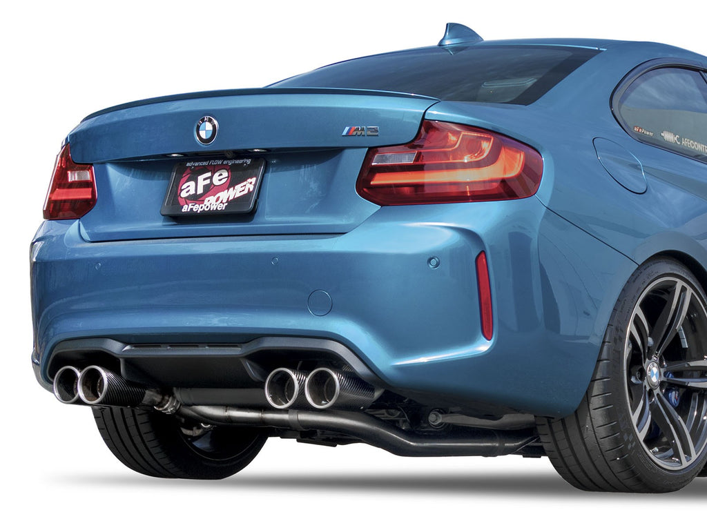 AFE Power MACH Force-Xp 3" to 2-1/2" 304 Stainless Steel Axle-Back Exhaust System 49-36333-C