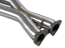 Load image into Gallery viewer, AFE power Twisted Steel 2-1/2 IN 304 Stainless Steel X-Pipe 48-36324