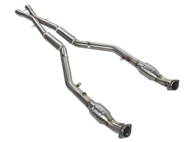 AFE Power MACH Force-Xp X-Pipe 2-1/2 IN 304 Stainless Steel w/ Cat & Resonator 49-36321-1