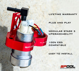 Spool Performance E9X/E8X Stage 2 Bucketless Low Pressure Fuel Pump SP-BM-FPBLN58
