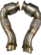 Load image into Gallery viewer, Active Autowerke BMW S63 N63 CATTED DOWNPIPES | V8 BMW X5 M AND X6 M X5 X6 550I 650I 11-041