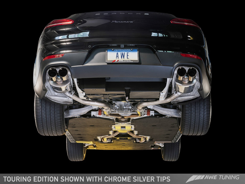 AWE TRACK AND TOURING EDITION EXHAUST SYSTEMS FOR PORSCHE PANAMERA 2/4