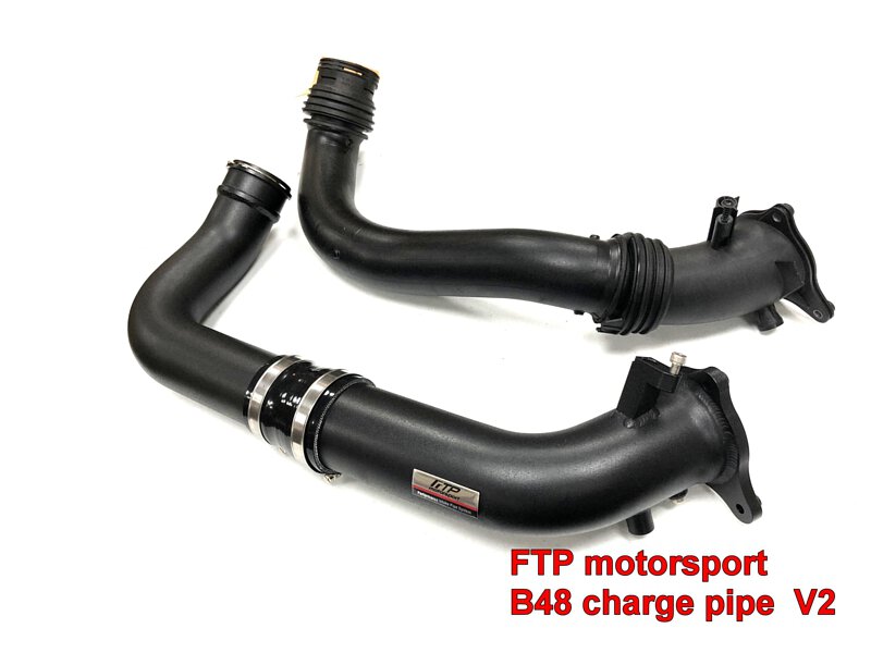 FTP BMW B48 B46 2.0T charge pipe V2 Red Style