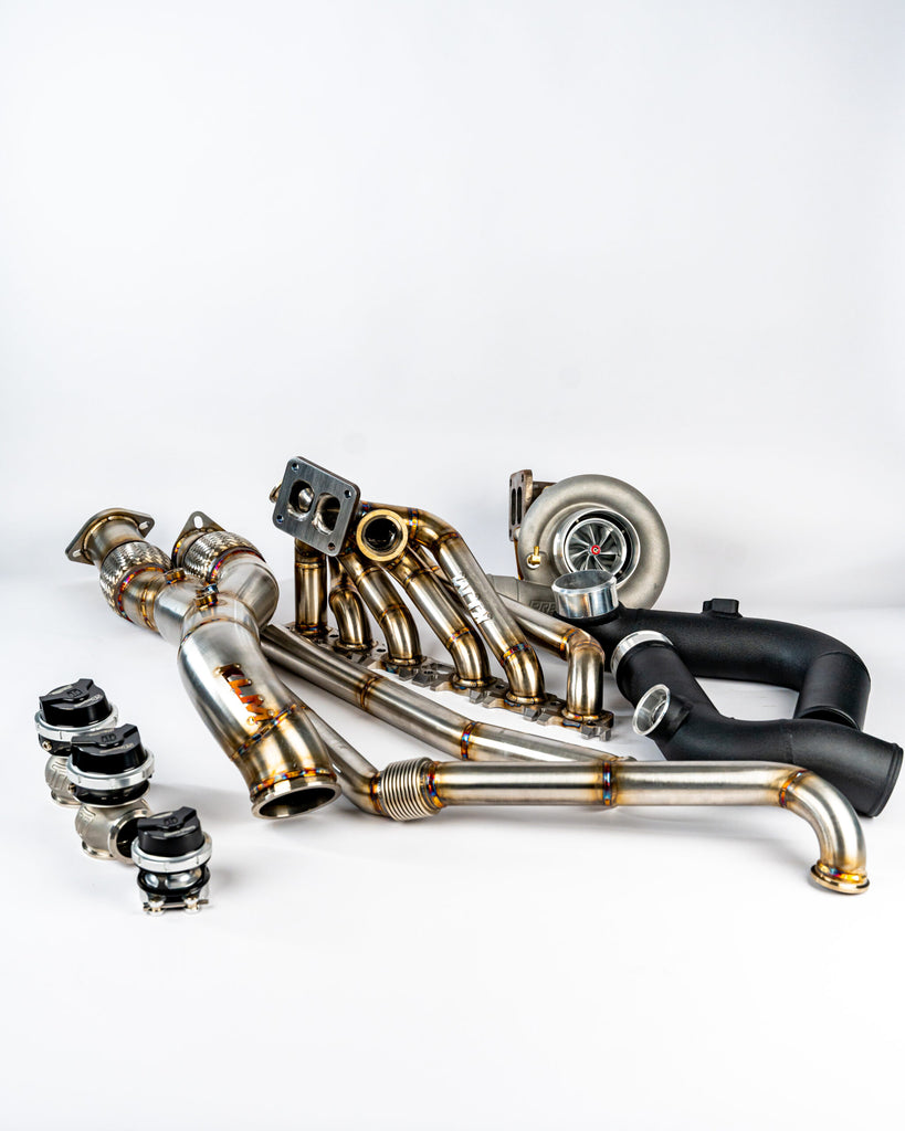 KLM Race BMW M3 / M4 Top Mount S58 Single Turbo Kit