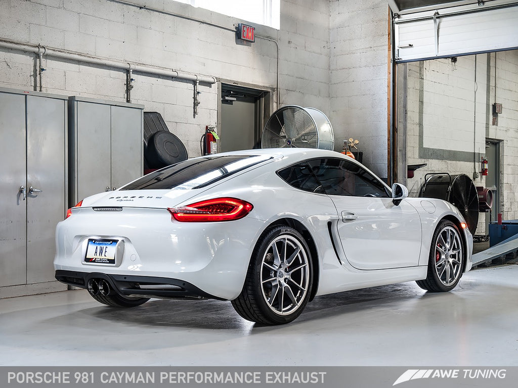 AWE PERFORMANCE EXHAUST FOR PORSCHE 981 CAYMAN
