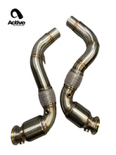 Load image into Gallery viewer, Active Autowerke BMW S63 N63 CATTED DOWNPIPES | V8 BMW X5 M AND X6 M X5 X6 550I 650I 11-041
