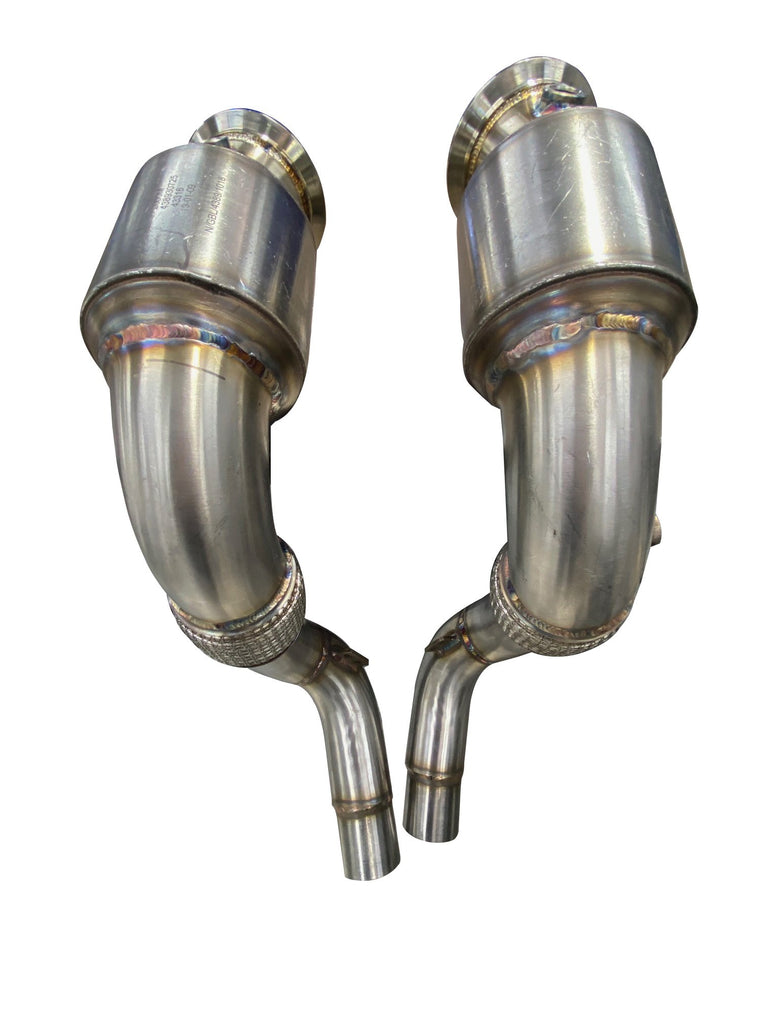 Active Autowerke BMW S63 N63 CATTED DOWNPIPES | V8 BMW X5 M AND X6 M X5 X6 550I 650I 11-041