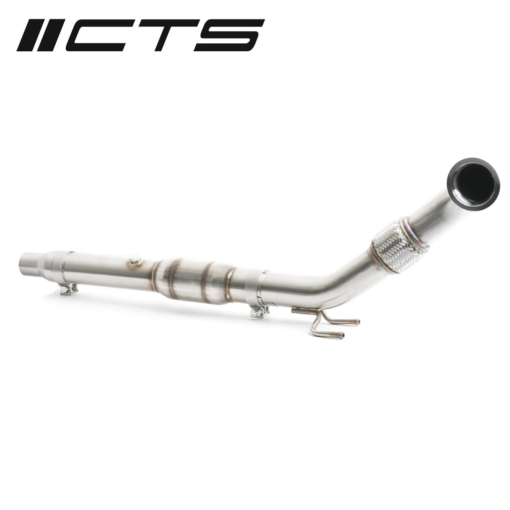 CTS Turbo GEN3 1.8T/2.0T TSI DOWNPIPE WITH HIGH-FLOW CAT CTS-EXH-DP-0013-CAT