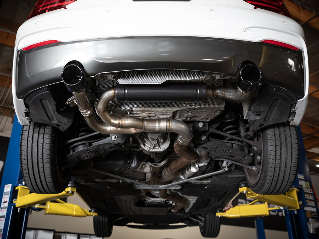 AFE Power MACH Force-Xp 3" to 2-1/2" 304 Stainless Steel Axle-Back Exhaust System  49-36348-B