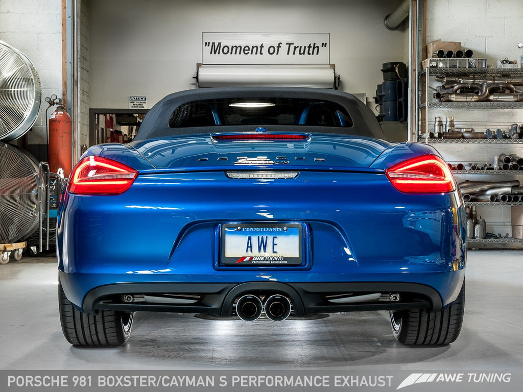 AWE PERFORMANCE EXHAUST FOR PORSCHE 981 BOXSTER S  AWE-981EXHAUST-GROUP