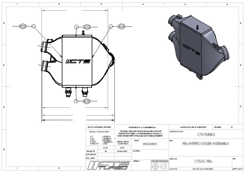 CTS TURBO S55 F80/F82/F83/F87 BMW M3/M4/M2 AIR-TO-WATER INTERCOOLER UPGRADE CTS-F8X-DF