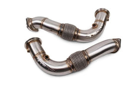 VRSF Stainless Steel Race Downpipes for V8 N63 08-16 BMW 550i, 650i, 750Li, X5, X6 X5M & X6M 10102063