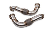 VRSF Stainless Steel Race Downpipes for V8 N63 08-16 BMW 550i, 650i, 750Li, X5, X6 X5M & X6M 10102063