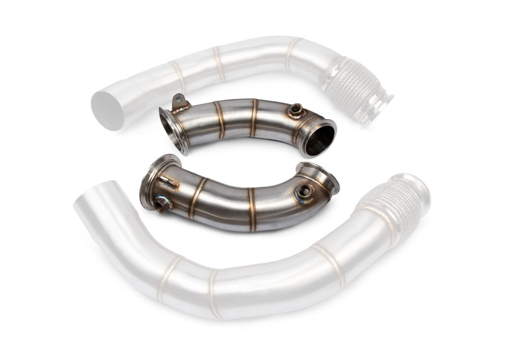 VRSF Stainless Steel Race Downpipes for 2018 – 2021 BMW M5 F90 S63 10152050