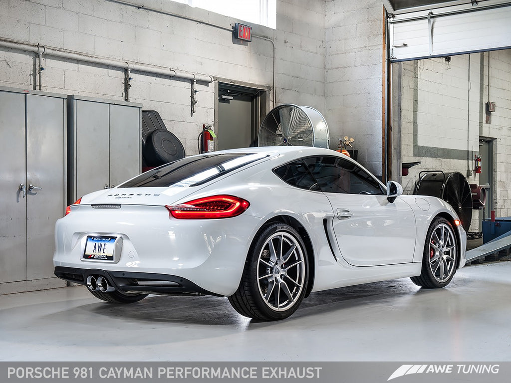 AWE PERFORMANCE EXHAUST FOR PORSCHE 981 CAYMAN