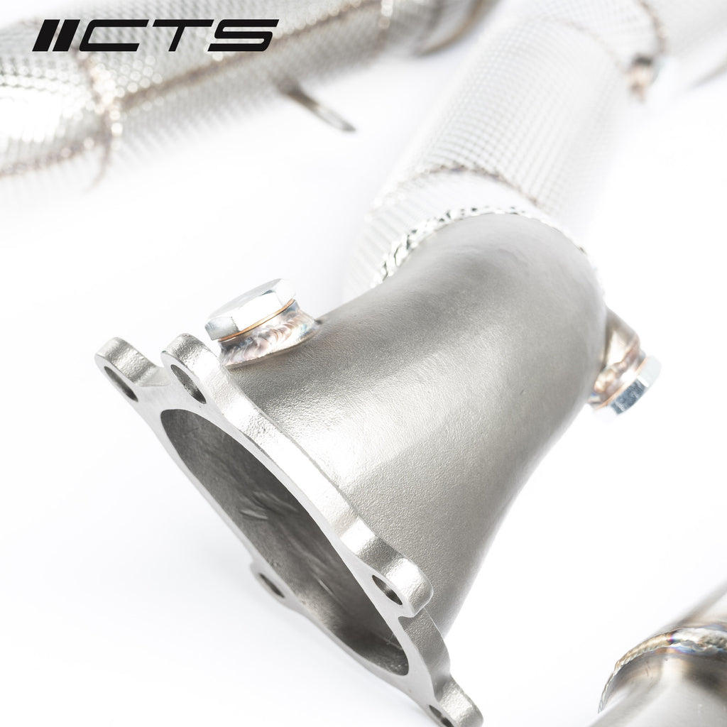 CTS TURBO AUDI C7/C7.5 S6/S7/RS7 4.0T CAST DOWNPIPE RACE SET CTS-EXH-DP-0026
