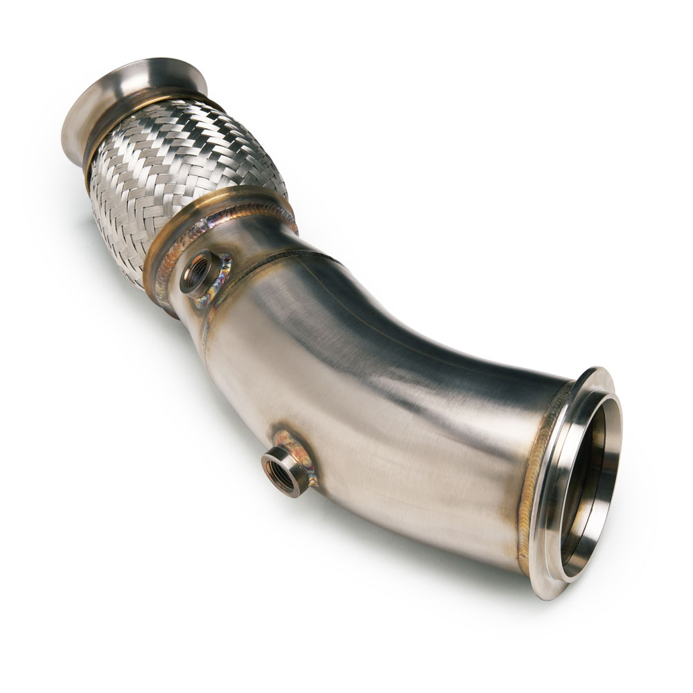 CTS TURBO CATLESS 3.5″ DOWNPIPE BMW N55 (PNEUMATIC WASTEGATE) CTS-EXH-DP-0022