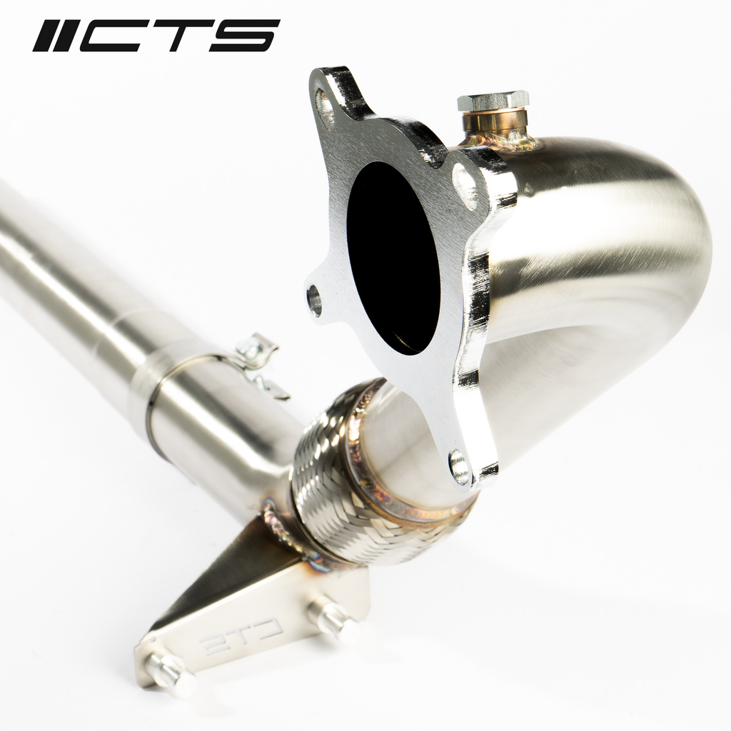 CTS TURBO MK6 GOLF R 2.0T, MK2 AUDI TT QUATTRO/TT-S 2.0T, 8P A3 QUATTRO/S3 2.0T RACE DOWNPIPE CTS-EXH-DP-0003