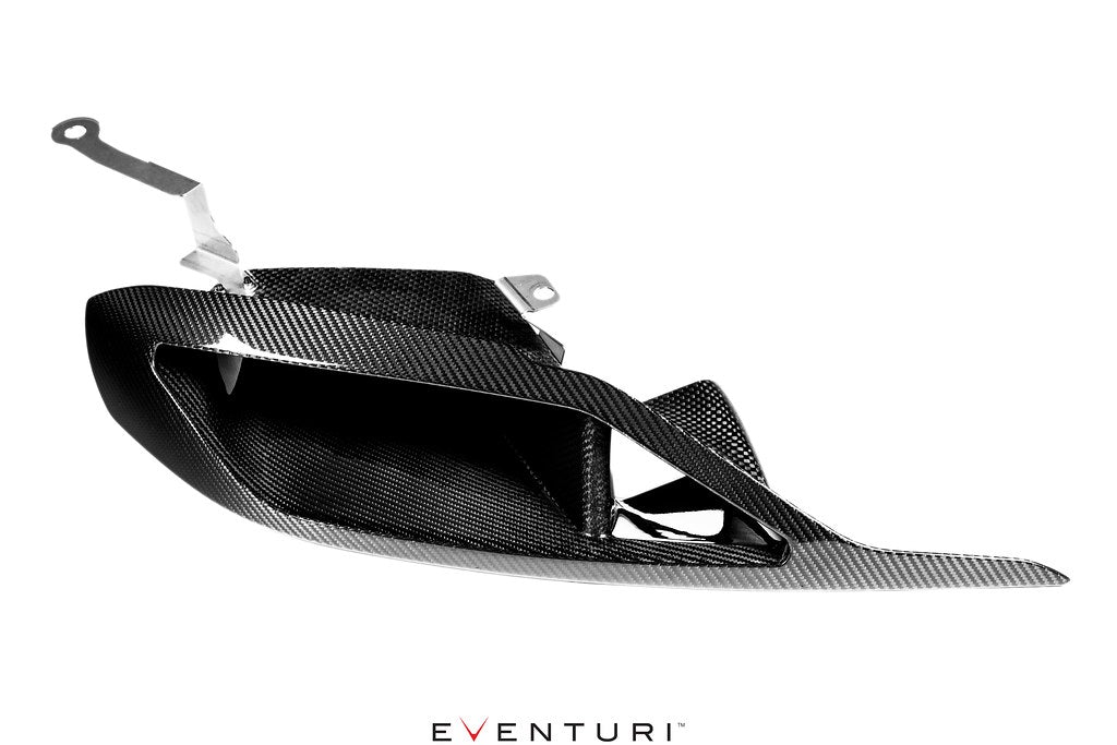 Eventuri Toyota A90 Supra Black Carbon Headlamp Race Duct EVE-A90-CF-HDP