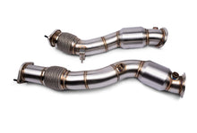 Load image into Gallery viewer, VRSF Stainless Steel Race Downpipes for 2019 – 2022 BMW X3M & X4M S58 F97 F98 10972010