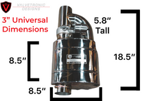 Load image into Gallery viewer, Valvetronic Designs UNIVERSAL VALVED MUFFLER KIT UVM.63MM
