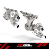 Load image into Gallery viewer, SPOOL PERFORMANCE BMW S58 UPGRADED STOCK LOCATION TWIN TURBO KIT [1000+HP] SP-S58-SL-IFX1100T